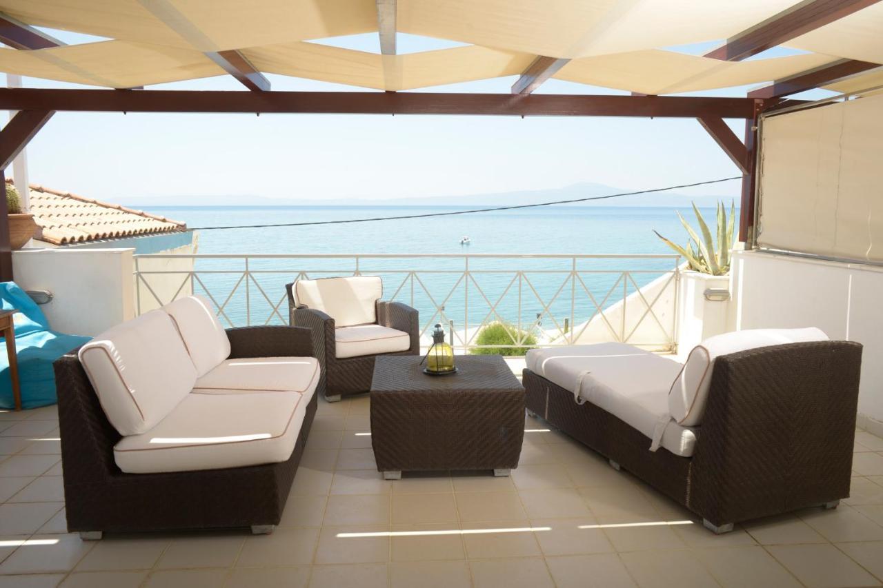 Apartmán Agali 2 Superior Mezonet Front Of The Sea Akrogiali Exteriér fotografie